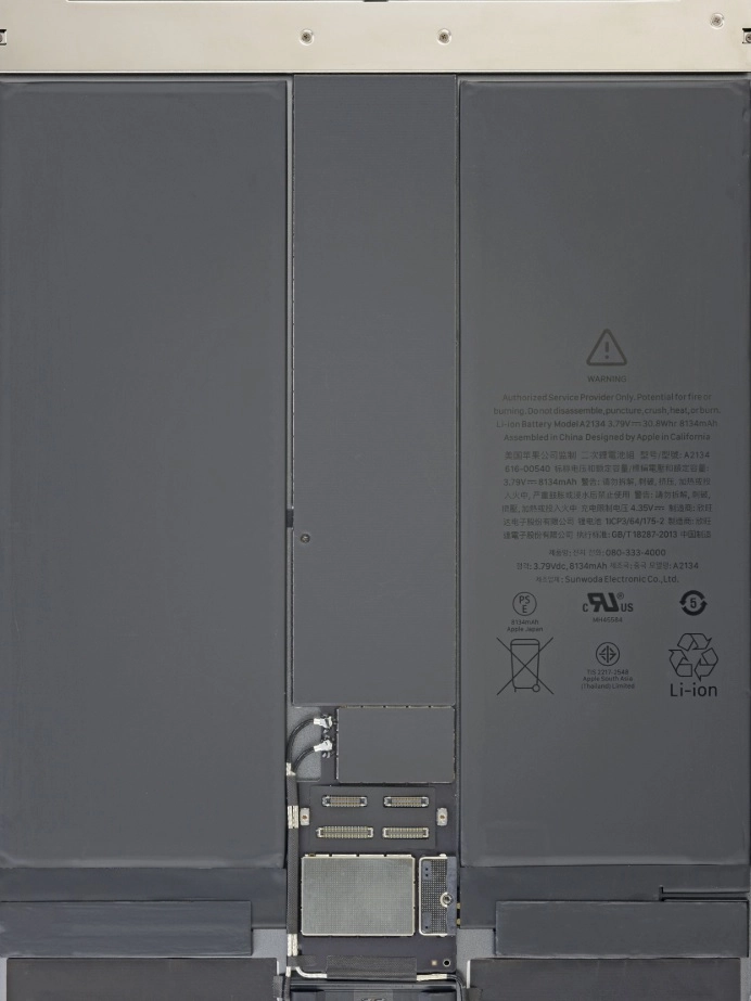 Thay pin iPad Air 3 10.5 (Apple A2134) 8134mAh, 30.8Wh